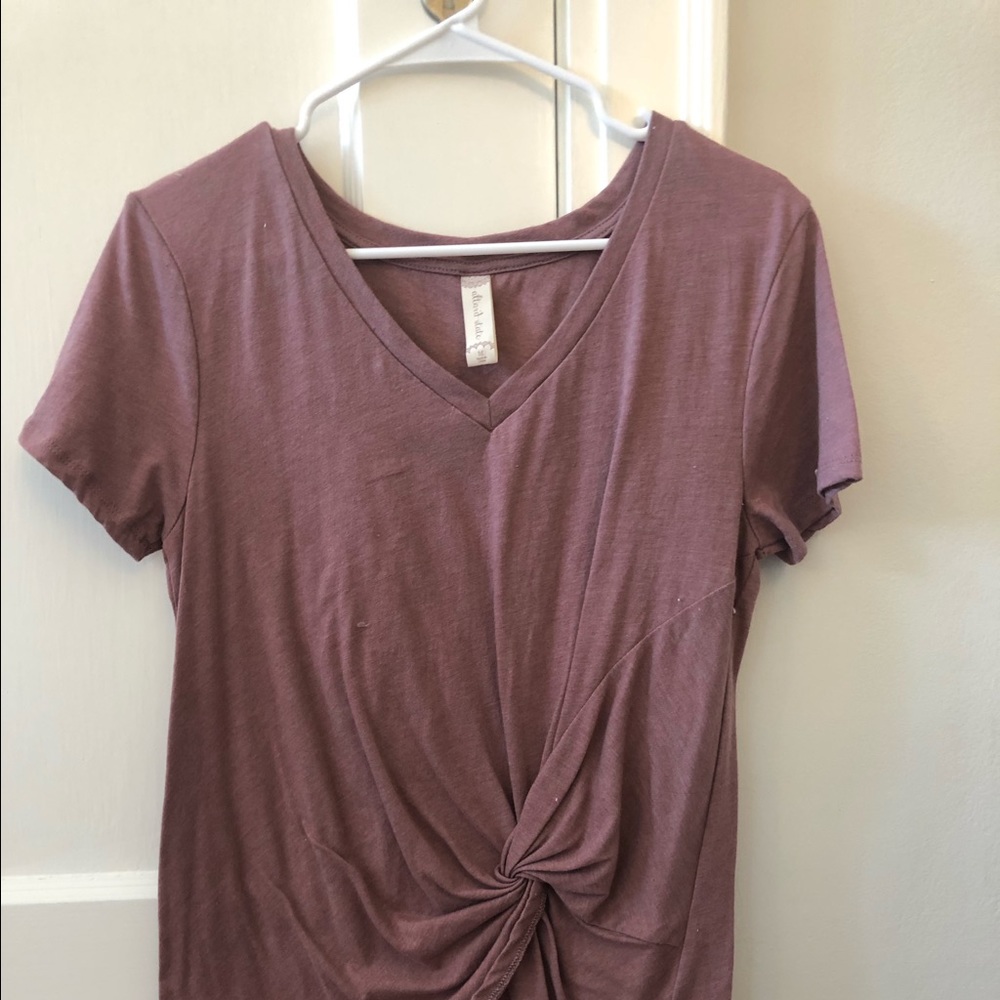 Pink tee